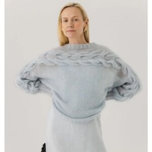 The Knotty Ones Jura Sweater in Dew size S
